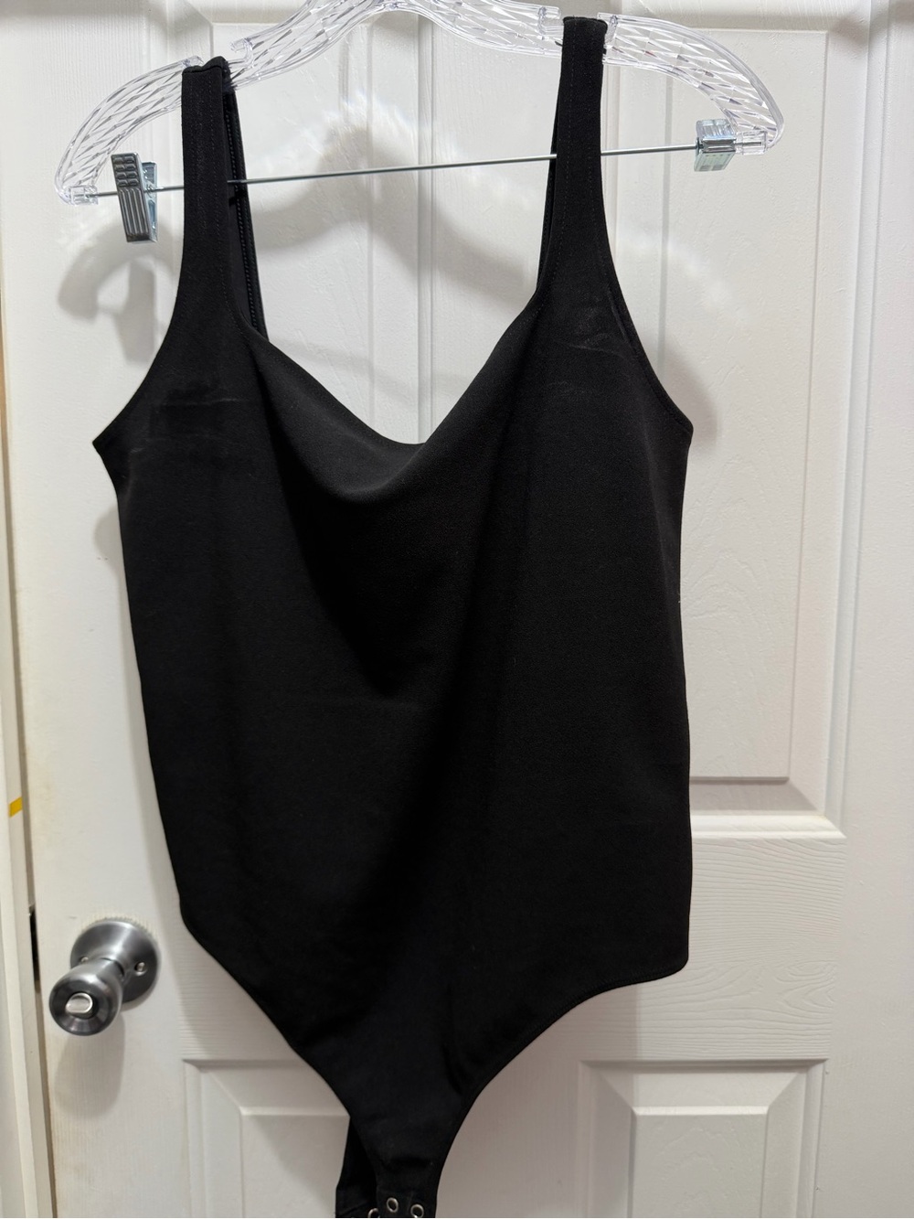 Express Black Cowl Neck Tank Bodysuit